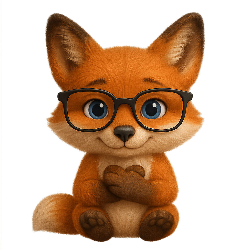Renard représentant la bienveillance pour les avis partagés par mes clients.